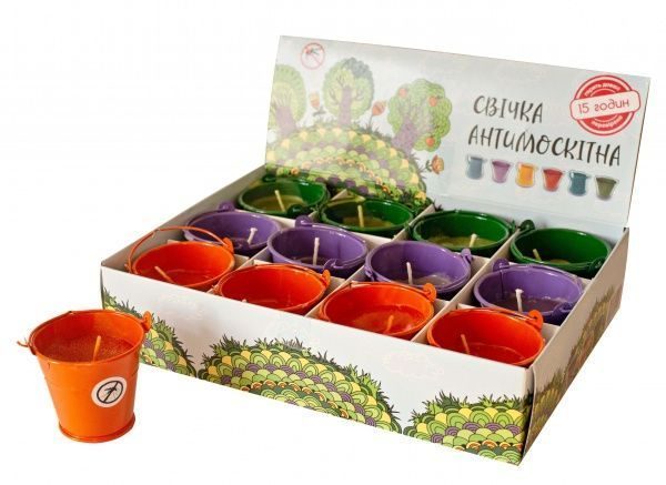 Ароматическая свеча для беседок антимоскитная 0,7 мл